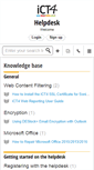 Mobile Screenshot of helpdesk.ict4.co.uk
