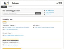 Tablet Screenshot of helpdesk.ict4.co.uk